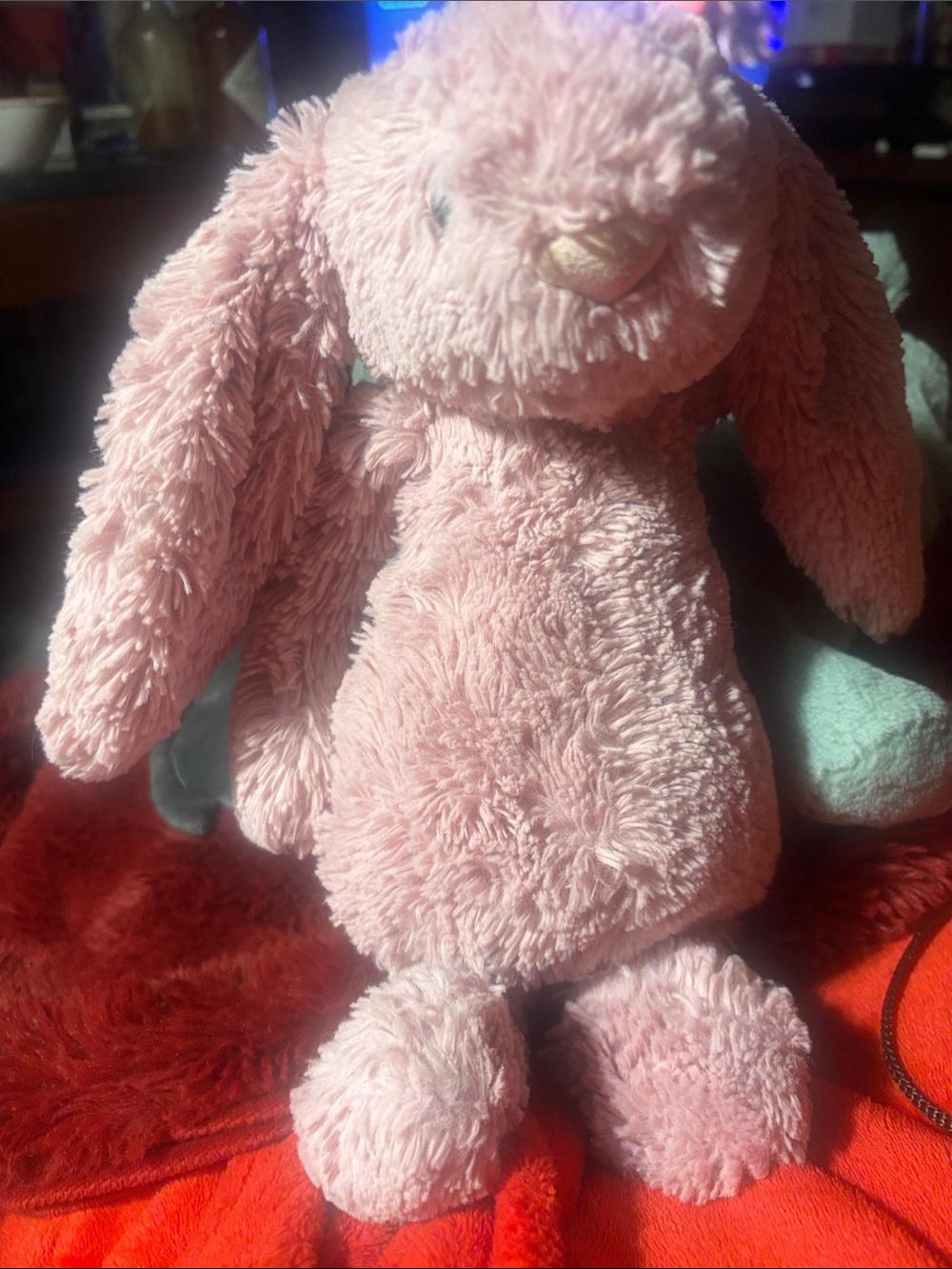 Jellycat Plush Pink Bunny Soft Stuffed Toy - Kids Plush Rabbit